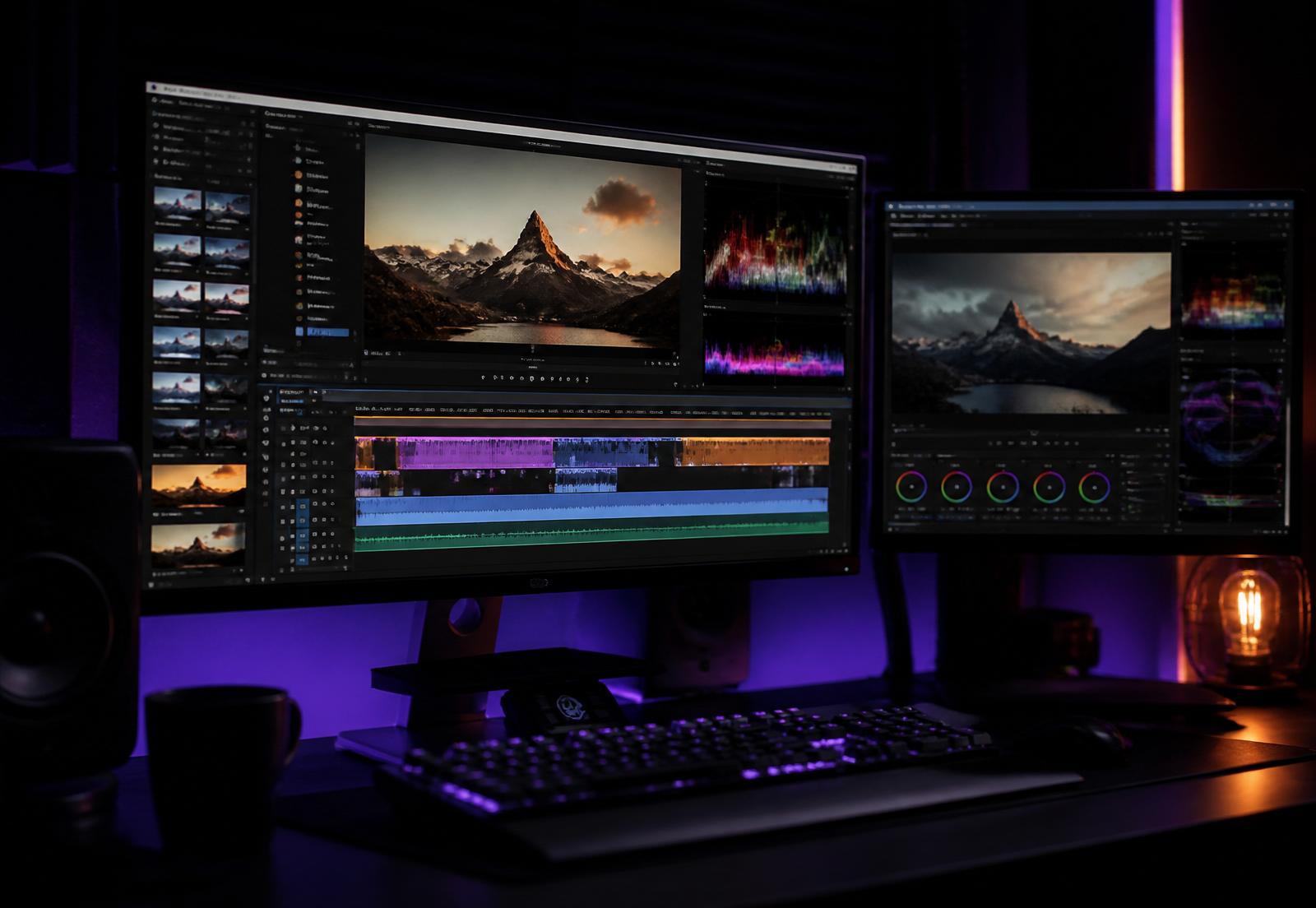 Video editing studio
